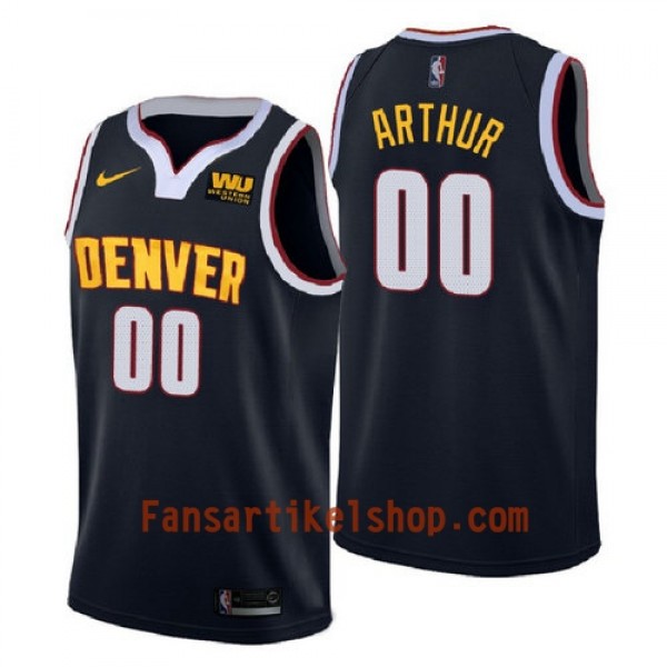 Denver Nuggets Trikot Darrell Arthur 00 2018-2019 Nike Navy Swingman - Herren